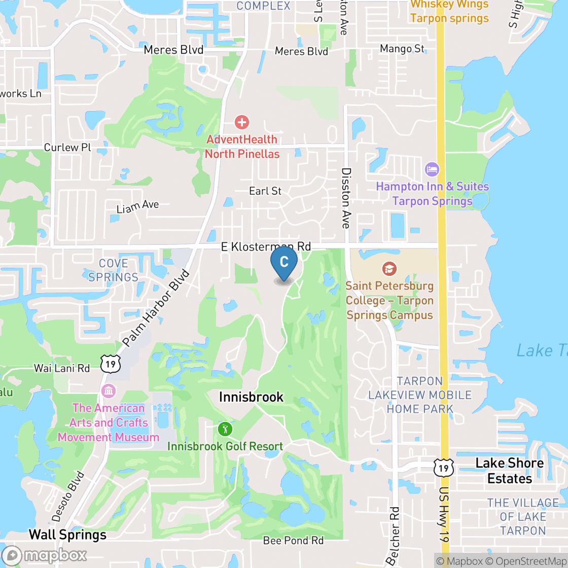 Map of Innisbrook Golf Resort: Copperhead Course