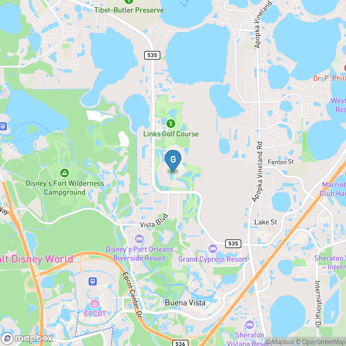 Map of Grand Cypress