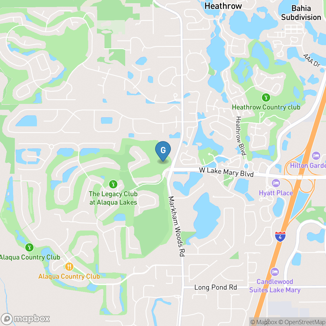Map of Legacy Club at Alaqua Lakes